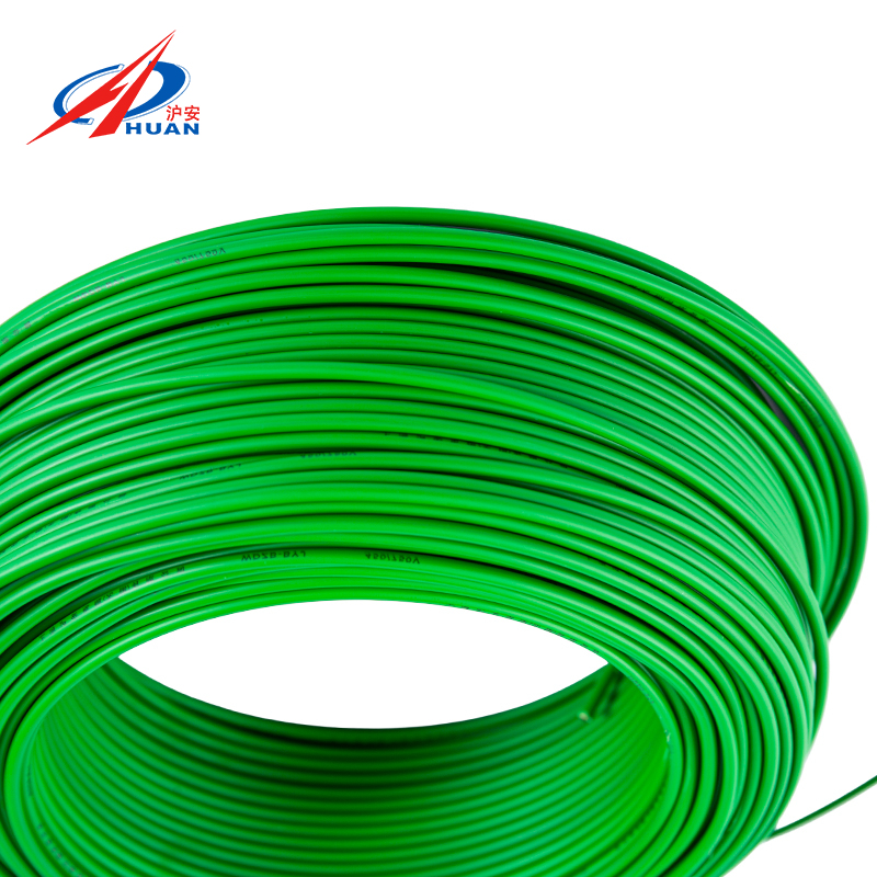 Fio resistente ao fogo isolado com poliolefina reticulada WDZN-BYJ 450/750 V e abaixo