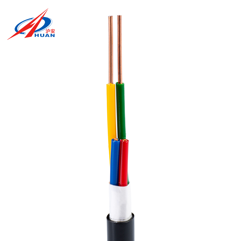 Tensão nominal KVV 450/750 V, cabo de controle isolado e revestido em PVC